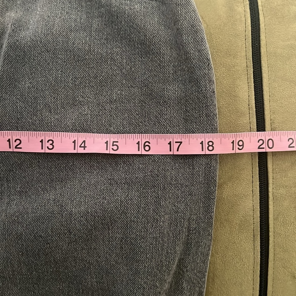 We the Free Gray Denim Maxi Skirt‎ with Frayed Hem size 27 - Picture 8 of 9